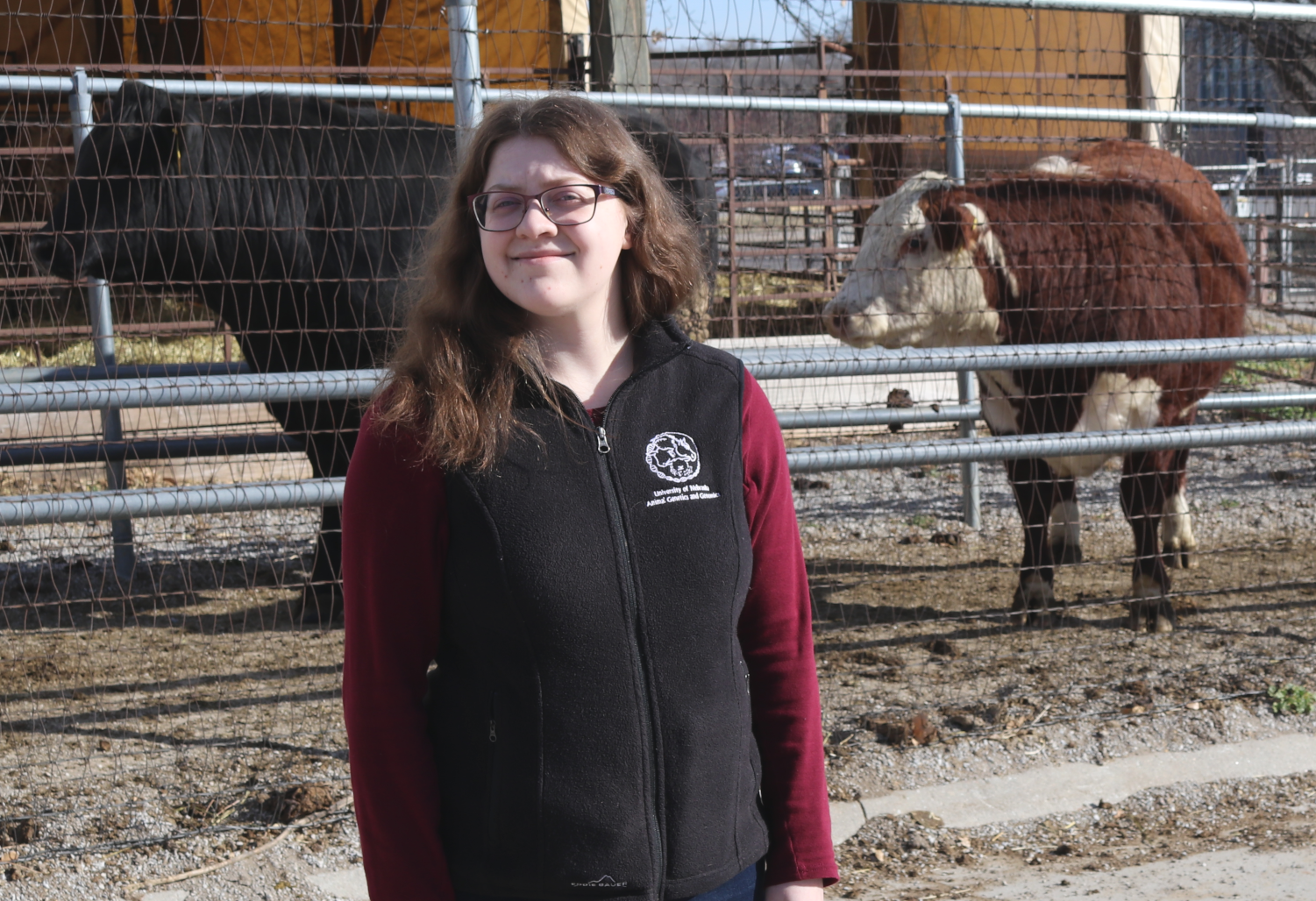 Rachel Reith is a PhD candidate at UNL working on genetic defects in beef cattle.