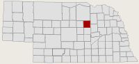 map image showing location of Wheeler county in Nebraska