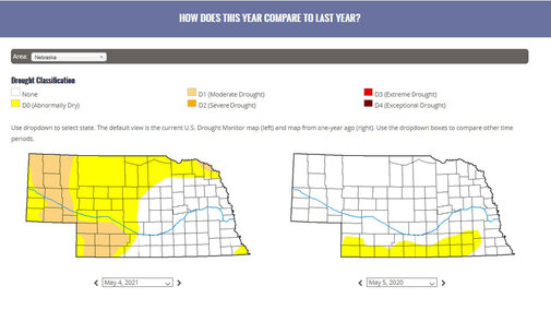 Drought dashboard