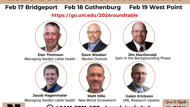 2026 Beef Feedlot Roundtables flyer