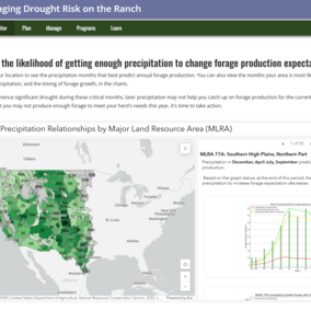Map of Drought Website