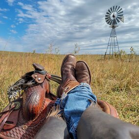 Windmill and boots