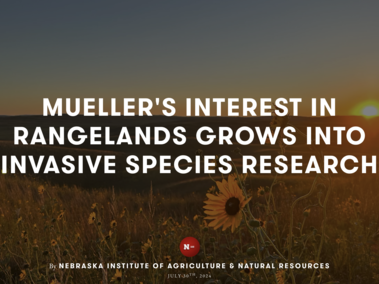 Mueller's interest in rangelands grows into invasive species research