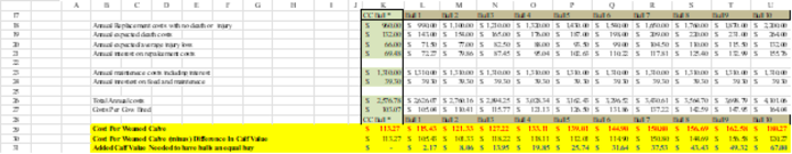 Figure 2: screenshot of lines 17-32 and columns A through V