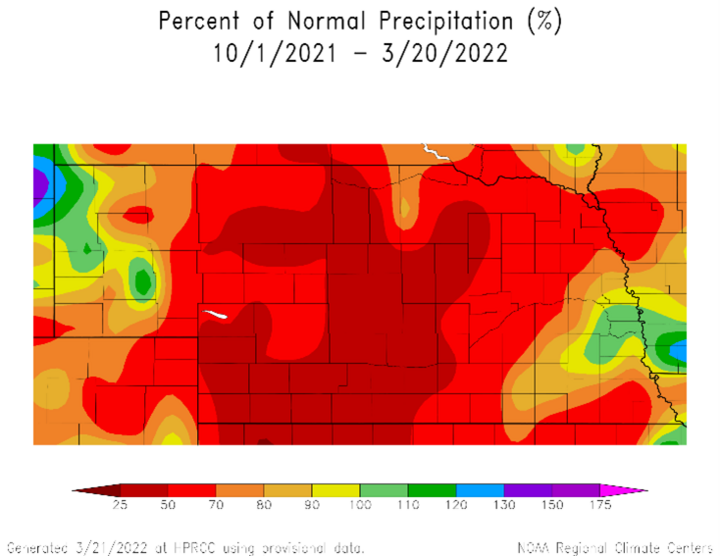 Figure 1 Percent of Normal Precipitation