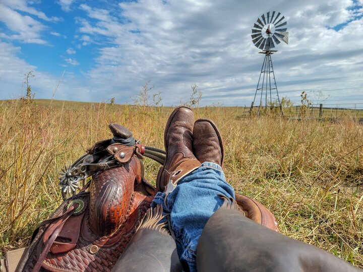 Windmill and boots