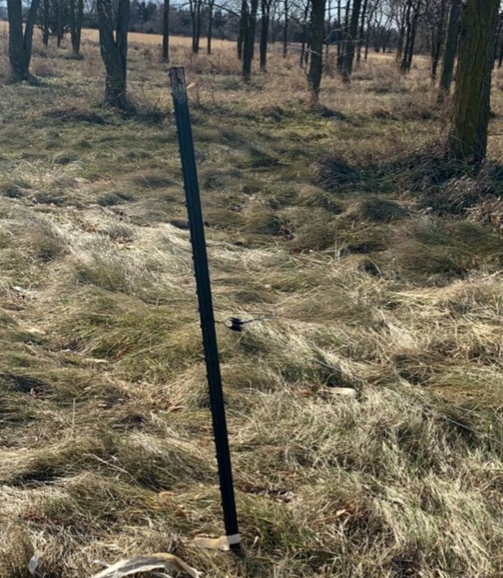 angled corner post